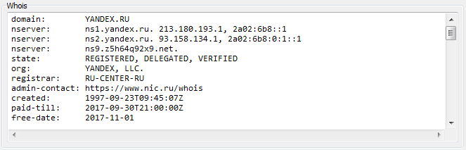 4. Whois
